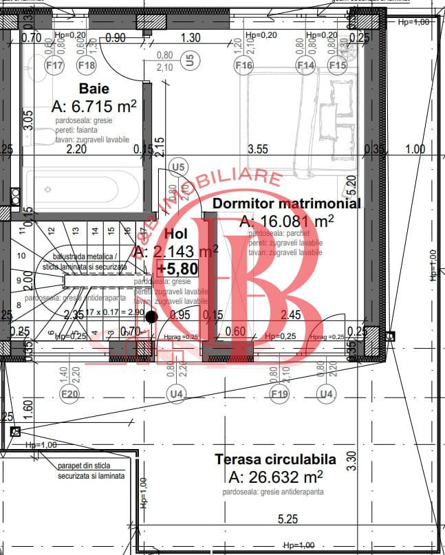 Vila de tip duplex 4 camere  Titan Pallady - Schiță 8
