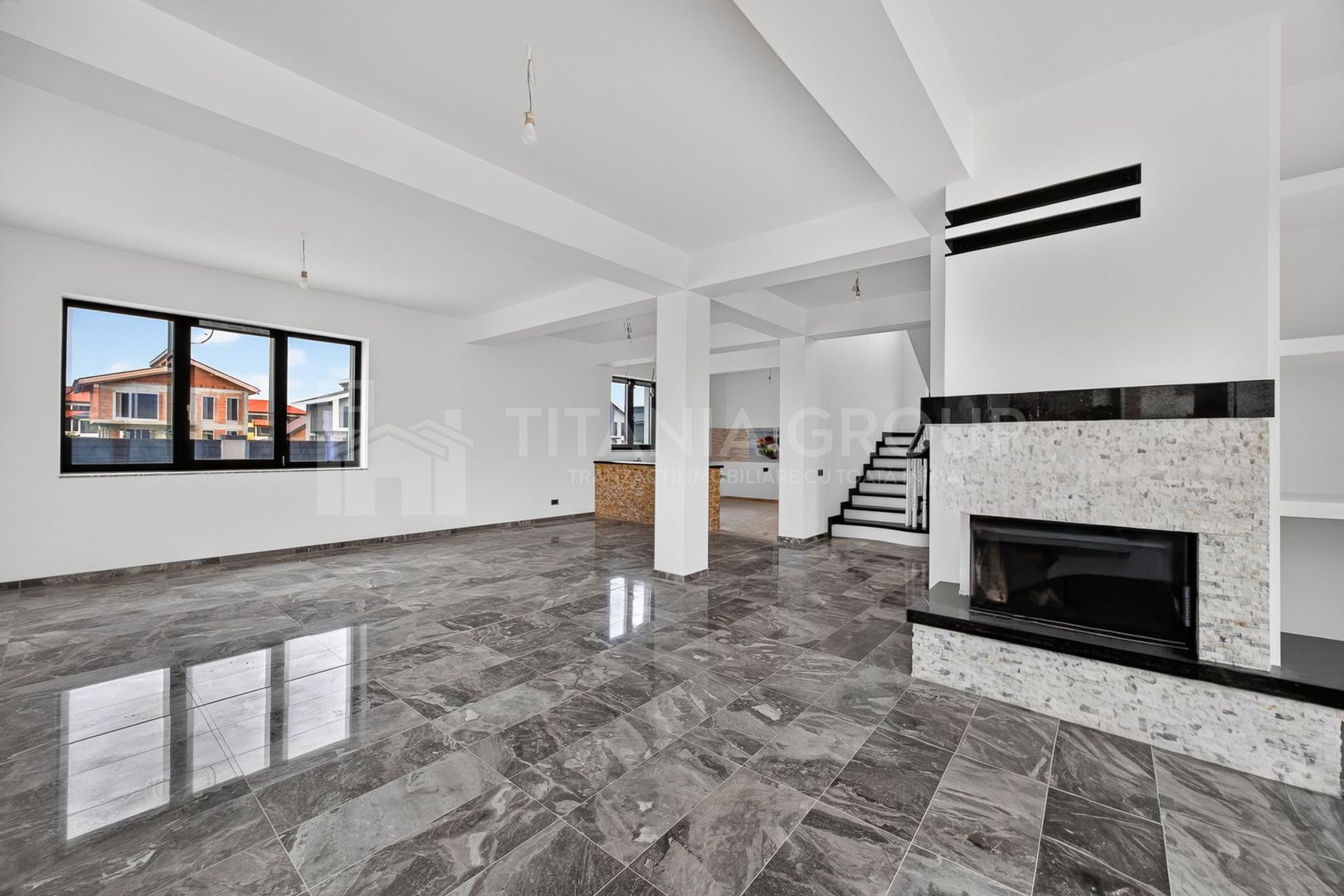 Vila cu arhitectura deosebita, teren 636mp, Cristian, Brasov - Poză 28