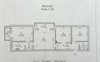 3 camere | etaj 1 | centrala proprie | mobilat si utilat | 2 bai | 2 balcoane | - Poză 11