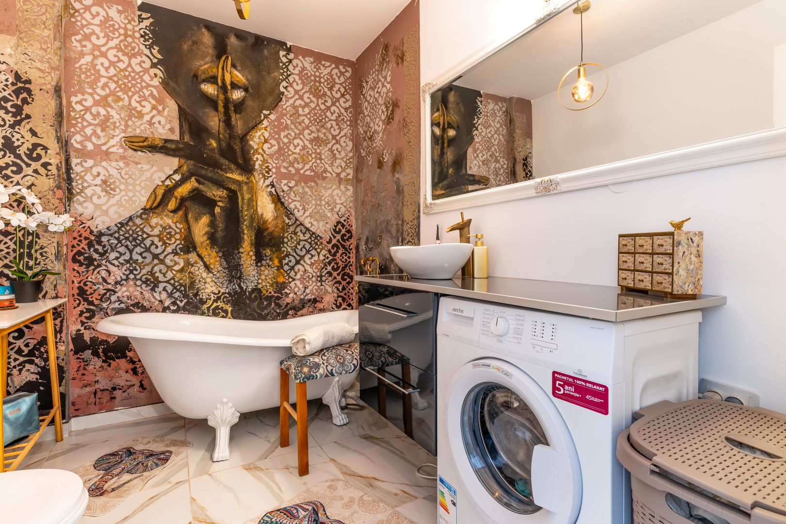 Vând apartament, 2 camere, cu gradina, de 44 mp utili, Floresti - Poză 3