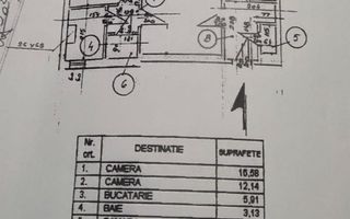 Apartament 2 camere – 49,30 mp, etaj 8/9, bloc 1971 – priveliște superbă - Poză 9