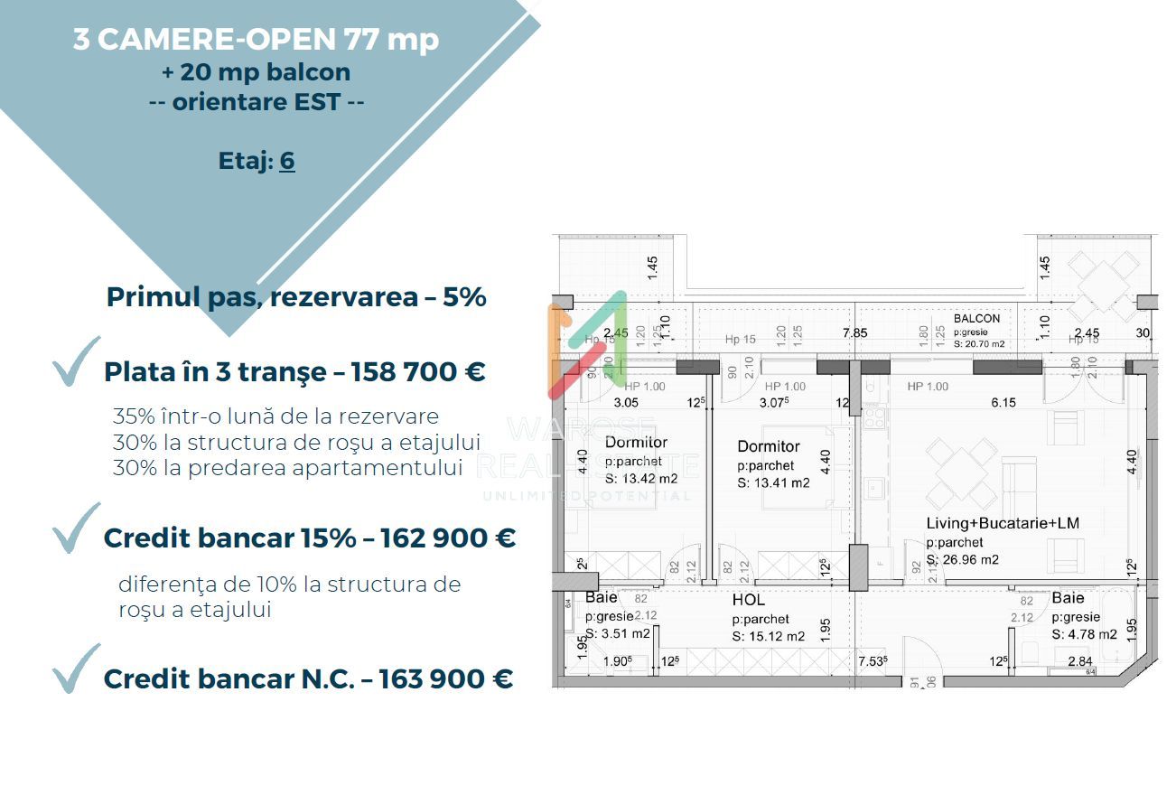 3 Camere | 0% Comision | Tractorul | 2026-2027 - Poză 10