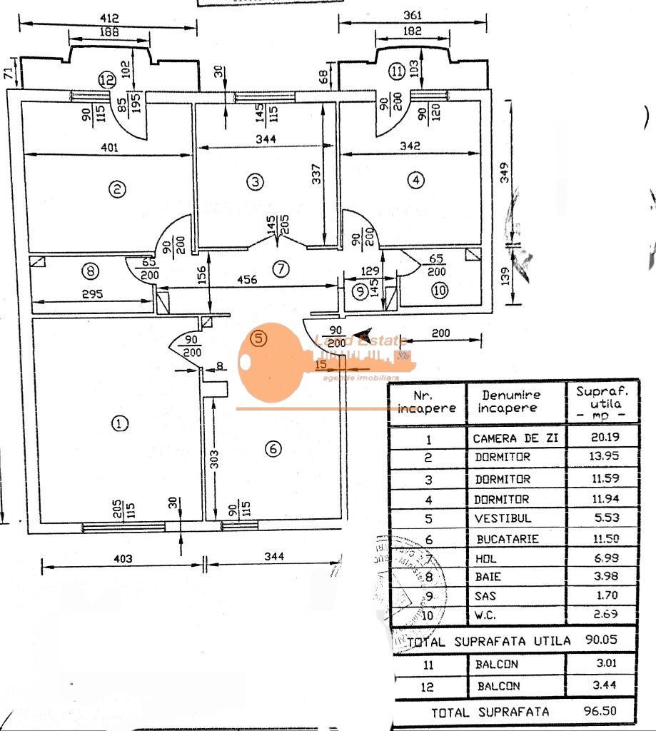 Apartament 4 camere Zona 13 Septembrie – Sebastian - Poză 8