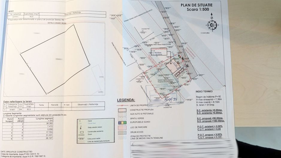 Teren intravilan 913 mp, zona Cristal – Pitesti | Deschidere 26m - Poză 11