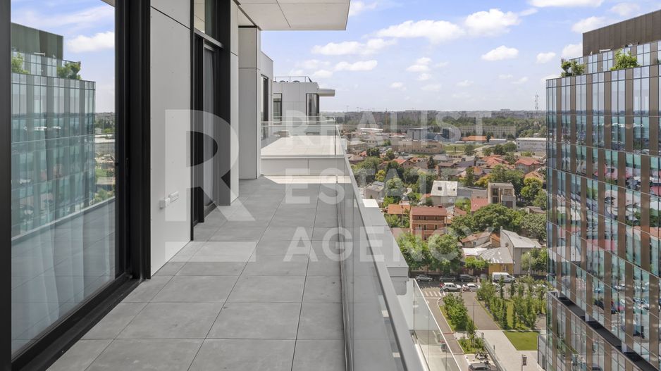 Penthouse Mobilat cu vedere panoramică, 4 camere, One Cotroceni Park - Poză 13