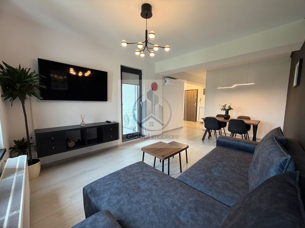 Apartament 2 camere Rond Pipera | 66 mp | Mobilat complet | 650 € - Poză 2