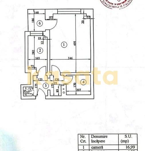 OPORTUNITATE | GARSONIERA | IANCULUI METROU  | DECOMANDATA | BLOC 1983 - Schiță 5