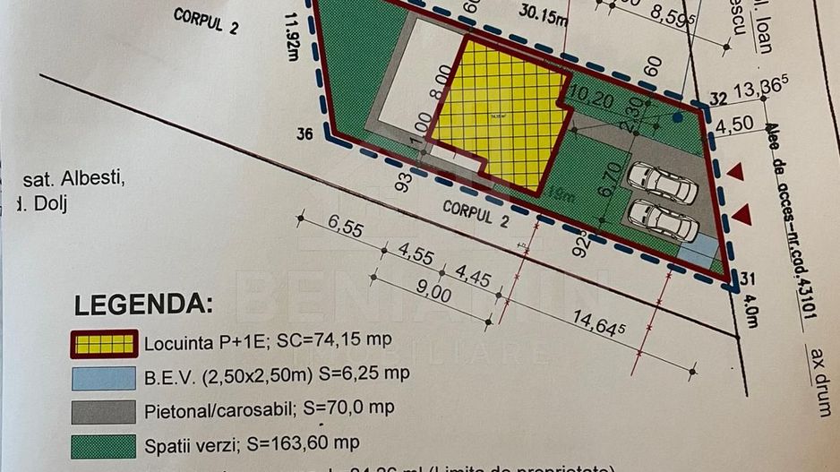 Teren Intravilan cu Autorizatie de Constructie Valabila-Albesti - Poză 8