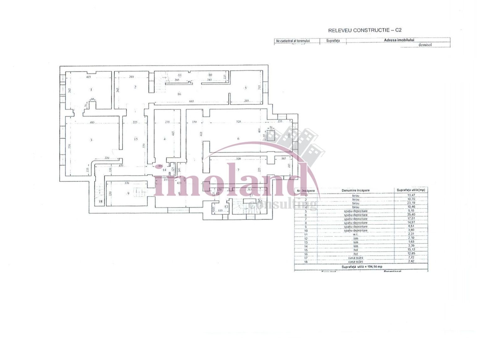 Vila - Piata Romana - inchiriere - Schiță 35
