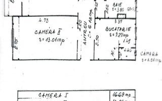 Apartament cu 3 camere, decomandat, etaj 3 in Gheorgheni ! - Schiță 13