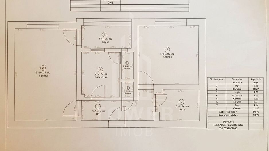 Apartament vanzare 2 camere , et.1, decomandat - Poză 7