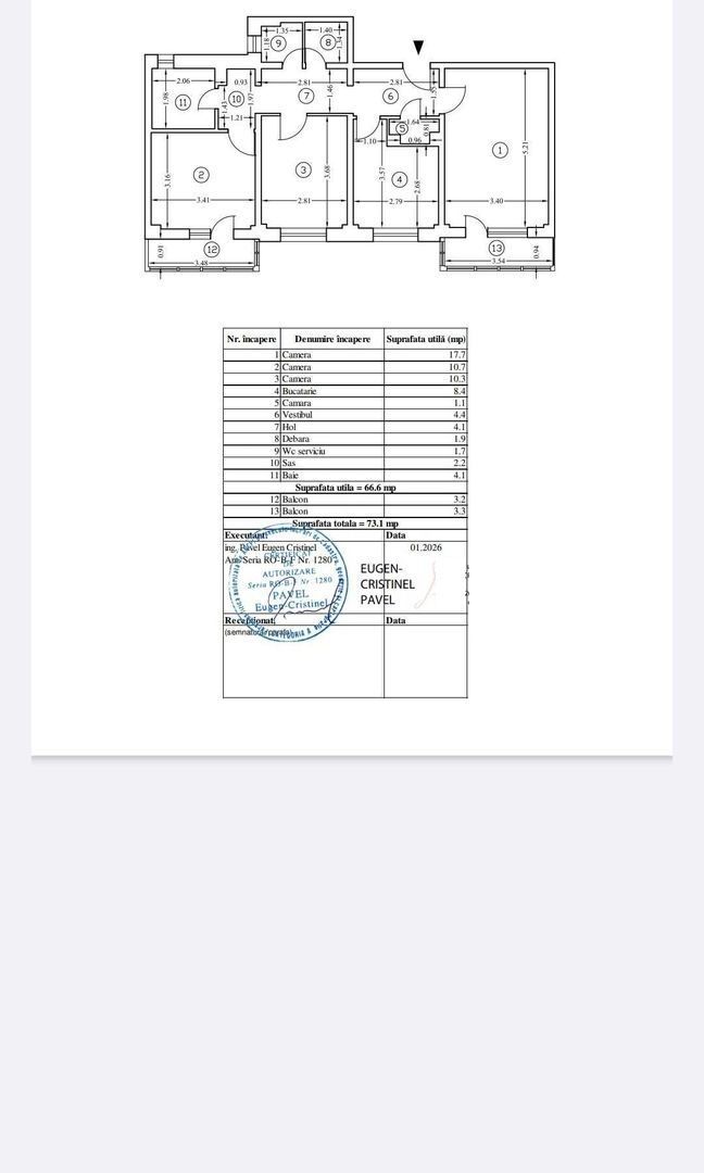 De vanzare apartament 3 camere Gorjului - Poză 8