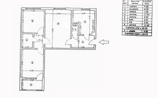Apartament 3 camere -etaj 2 -Piata Rahova- bloc 4 etaje -anvelopat - Poză 4