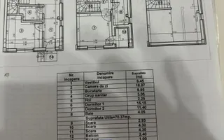 Casa complet mobilata 5 camere 3 bai Theodor Pallady - Schiță 19