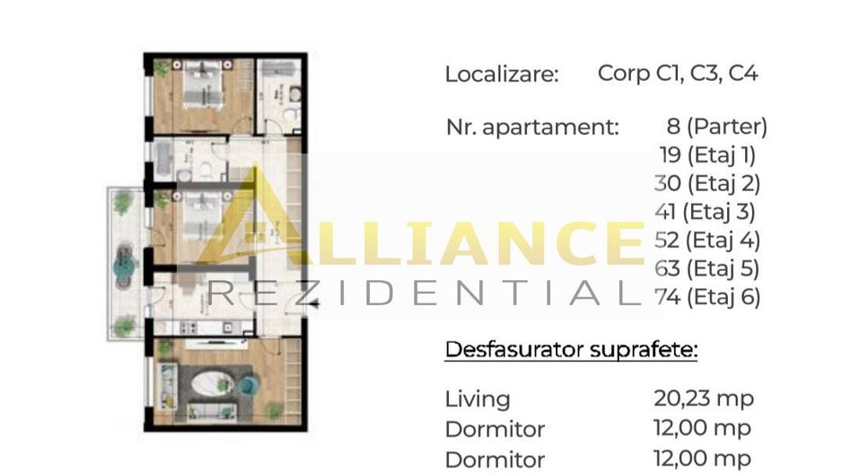 Apartament 3 camere | 89 mp | 5 min metrou Berceni - Poză 1