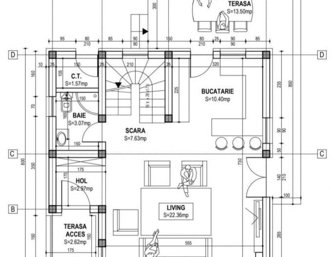 Casa noua, P+M, 4 camere, terasa, teren 500 m2, central, Cornu - Poză 6