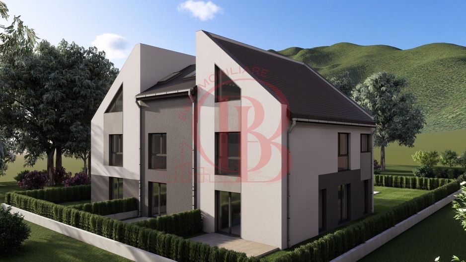 Vilă Triplex 4 Cam Arhitectură Modernă- Grădină Individuală -Panouri solare - Poză 8