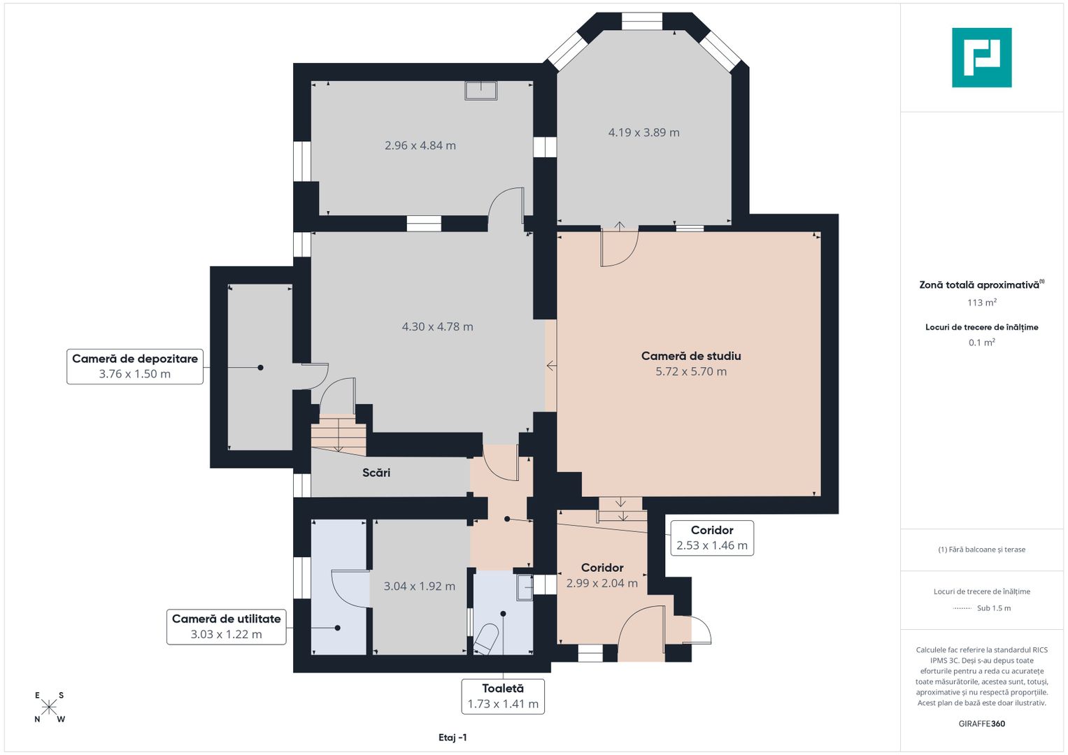 Vilă 343 mp utili, teren 600 mp, Oncea – Oradea - Poză 34