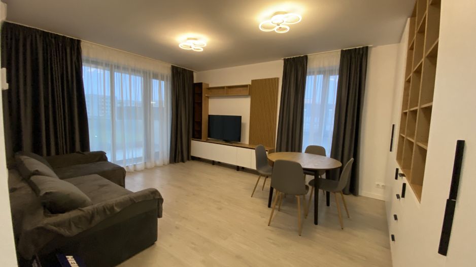 Apartament 2 camere NOU, prima închiriere, Băneasa, parcare - Poză 2