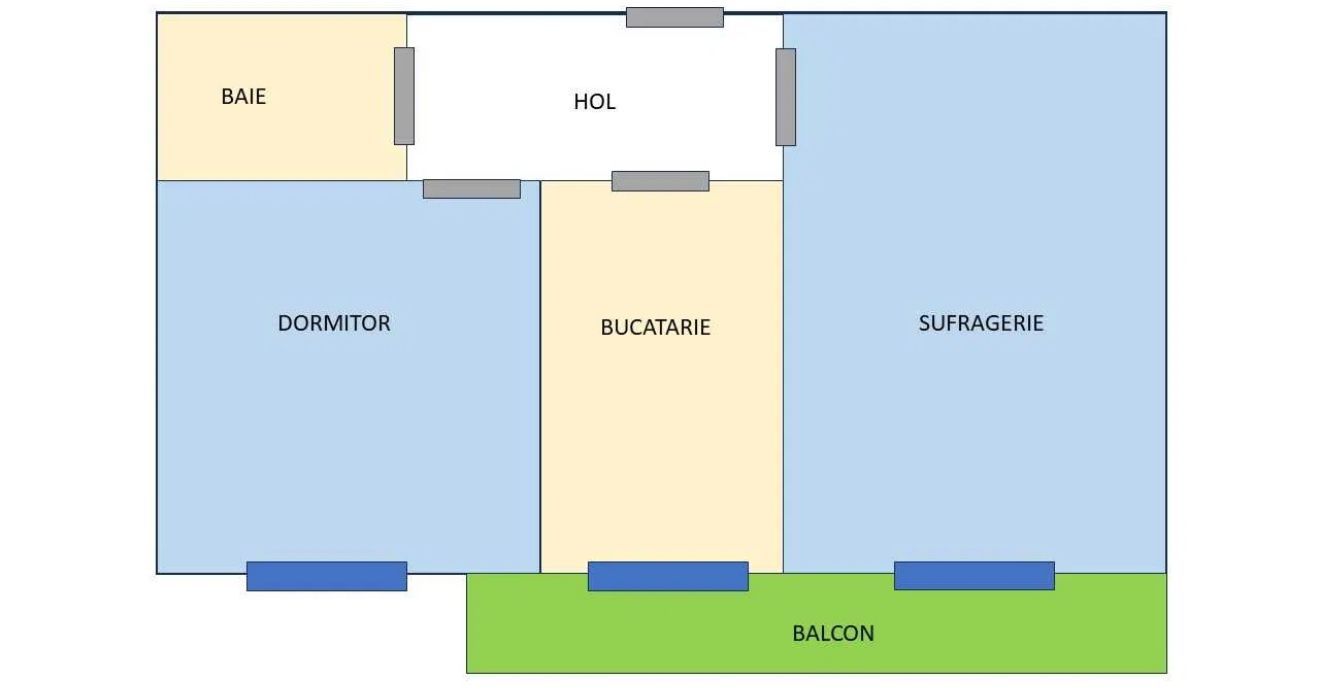 AP. 2 CAMERE COLENTINA, PRIMA INCHIRIERE, PARCARE, BLOC NOU, CENTRALA - Schiță 8