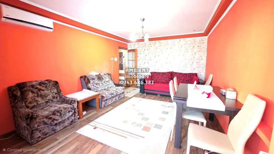 Apartament cu 3 camere, etaj 4, mobilat, VASLUI zona CENTRU - BIG; - Poză 4