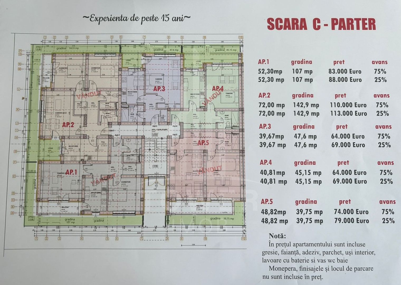 Apartamente 2-3 camere de vânzare Cartier NOU | Șelimbăr-Pictor Brana - Poză 12