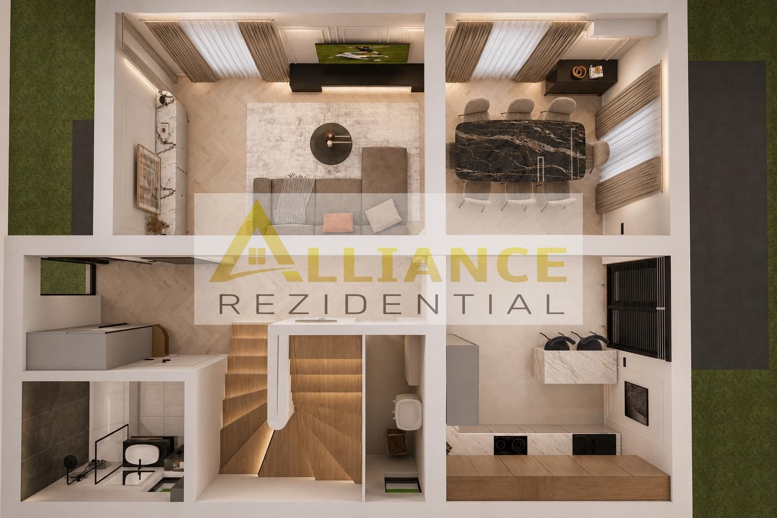 Casa Individuala - 4 camere - 3 bai - 355mp teren - Poză 19