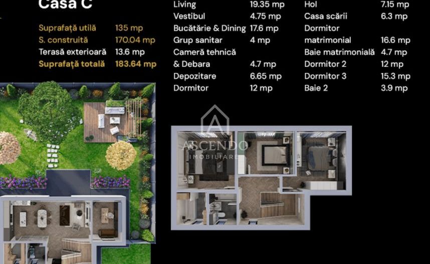 Case noi în Măgurele cu grădină proprie, parc privat și finisaje premium - Poză 19