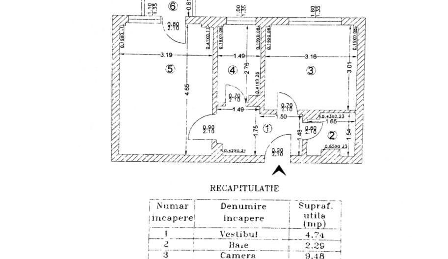 Apartament cu doua camere, Nitu Vasile, 85.000€ - Poză 12