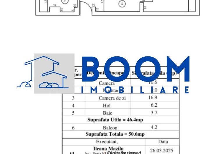 Apartament 2 camere | Etaj 1 | Zona Ostroveni | Gigacalorimetru - Poză 8
