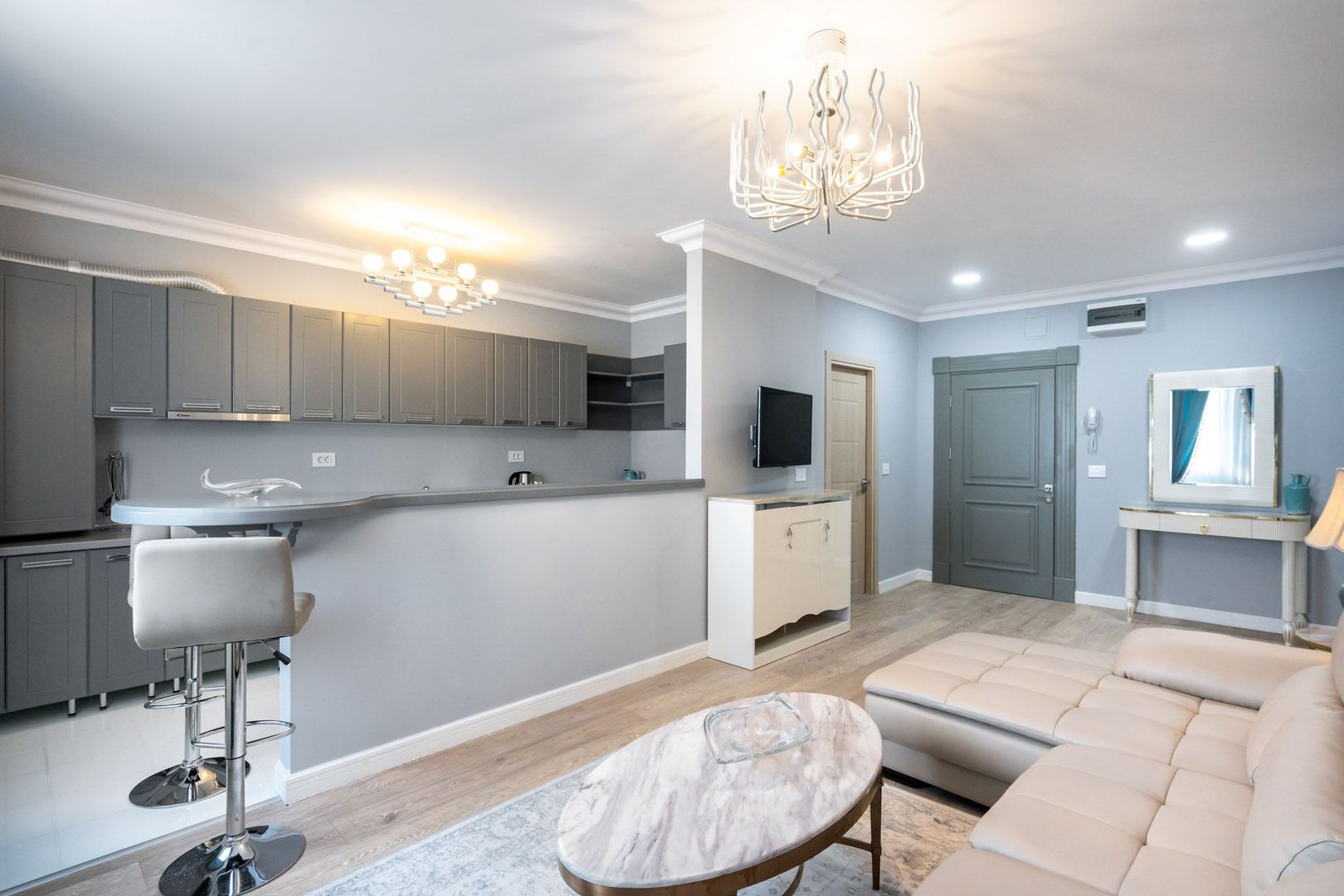 COMISION 0% - Apartament 2 camere finisat lux cu 3 bai, loc parcare, Herastrau - Poză 7