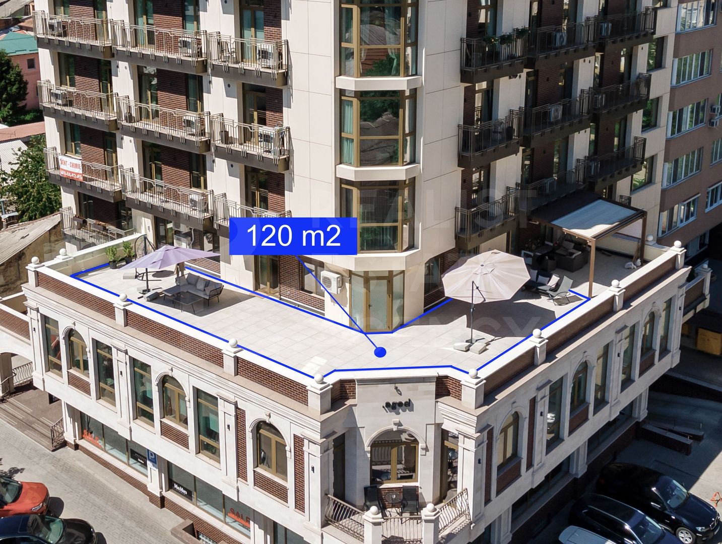 Vânzare, apartament cu 3 odăi și terasă, în Centrul Diplomatic, Perla - Poză 12