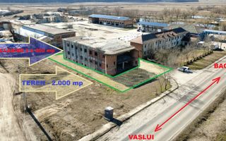 CLĂDIRE LOCUINȚE / PENSIUNE cu teren 2.000 mp, VASLUI - zona Industrială; - Poză 1