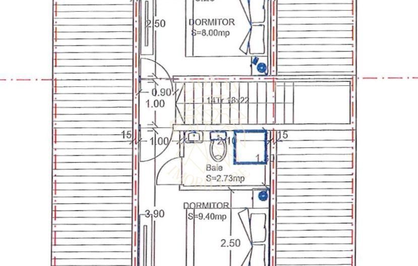 Cabana a Frame 4 camere 76 mp-teren-Colibita - Poză 3