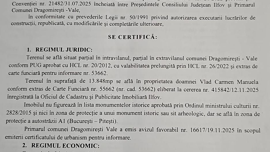 Teren Intravilan 13848 mp deschidere la A1 zona Carrefour Militari - Schiță 4