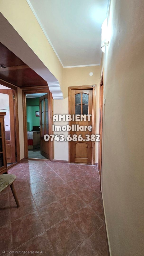 Apartament cu 3 camere, etaj 4, mobilat, VASLUI zona CENTRU - BIG; - Poză 5