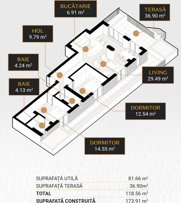 APARTAMENT 3 CAMERE PREMIUM | UNIRII | BLOC NOU | GRADINA PROPIE - Poză 10