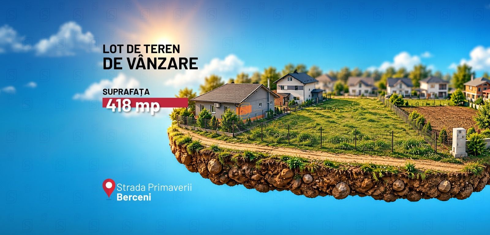 Teren de vanzare, 418 mp - Comuna Berceni, Ilfov - Poză 1