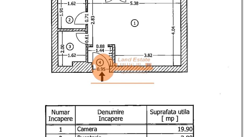 Garsoniera Piata Victoriei ( vedere panoramica ) - Poză 7