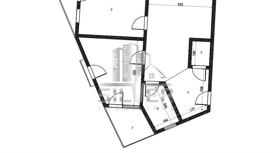 Apartament cu 3 camere/77mp/Zorilor. - Poză 2