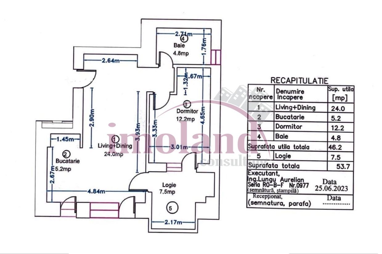 Inchiriere - apartament 2 camere - mobilat&utilat - Avalon Estate-Pipera - Schiță 18