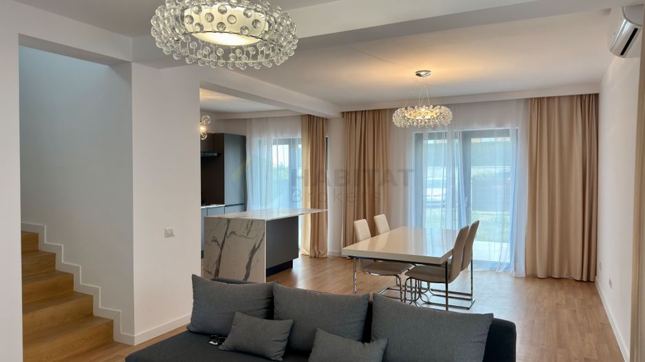 Vilă modernă cu 5 camere de închiriat în Corbeanca - Poză 7