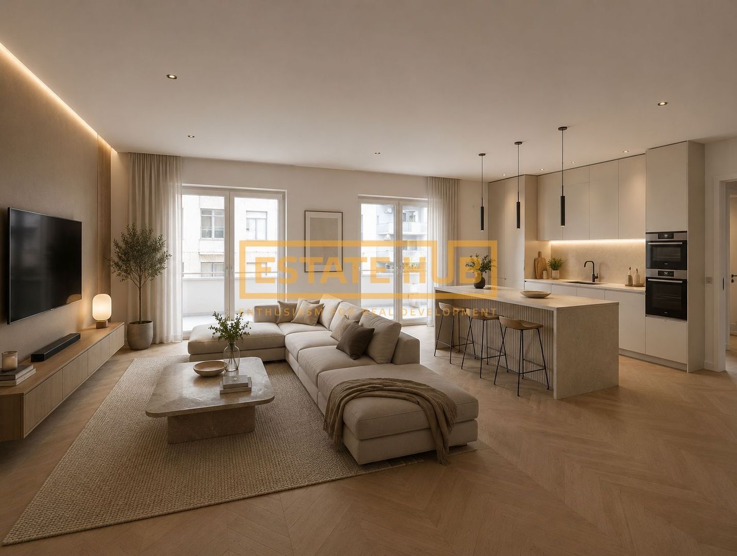 Apartament 4 camere FINISAT | zona Centrala | Parcare inclusa - Poză 1