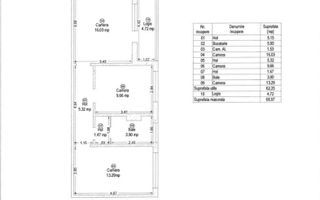 Apartament 3 camere Sagului etaj 2 cu centrala - Poză 9