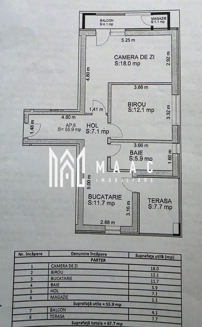 Apartament 2 camere de vânzare | Doamna Stanca | parter, terasă - Poză 8