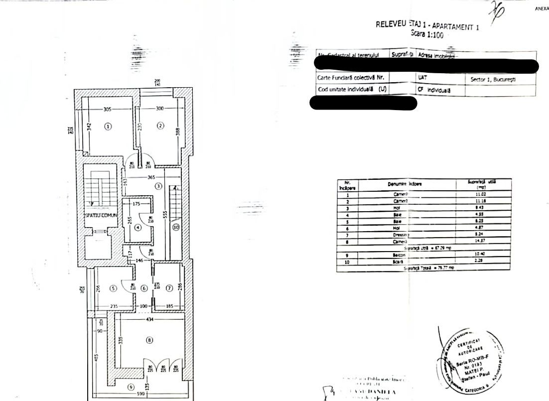 4 camere 138MP || DUPLEX || DOROBANTI CAPITALE - Schiță 22