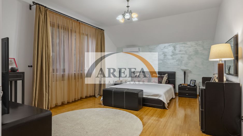 Vilă de închiriat în Pipera – Drumul Negru, ideal familie, curte mare - Poză 22