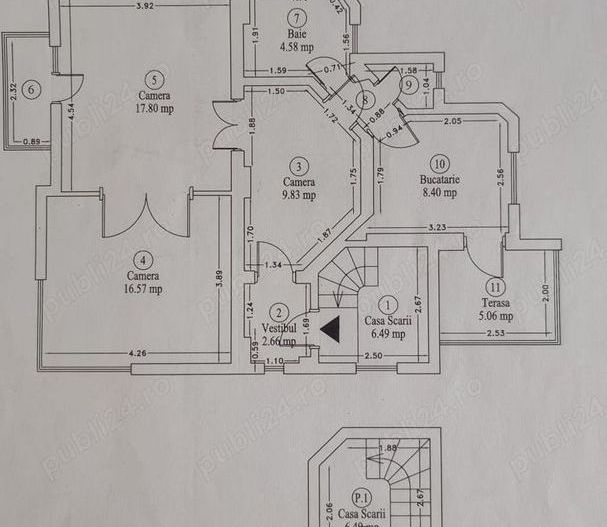 De vanzare Apartament 3 Camere in Vila, Tineretului, Metrou - Poză 9