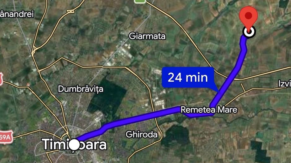 Teren intravilan 1.600 mp, Ianova – toate utilitățile, front 18 ml - Poză 1