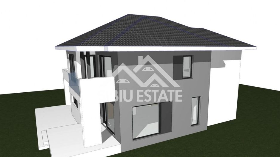 Casa NOUA Selimbar, 3 bai, garaj, teren 550 mp - Poză 5